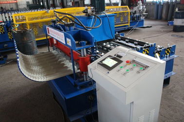 Metal Zemin Güverte Rulo Şekillendirme Makinesi 4Kw 2 İstasyon Otomatik Sıkma